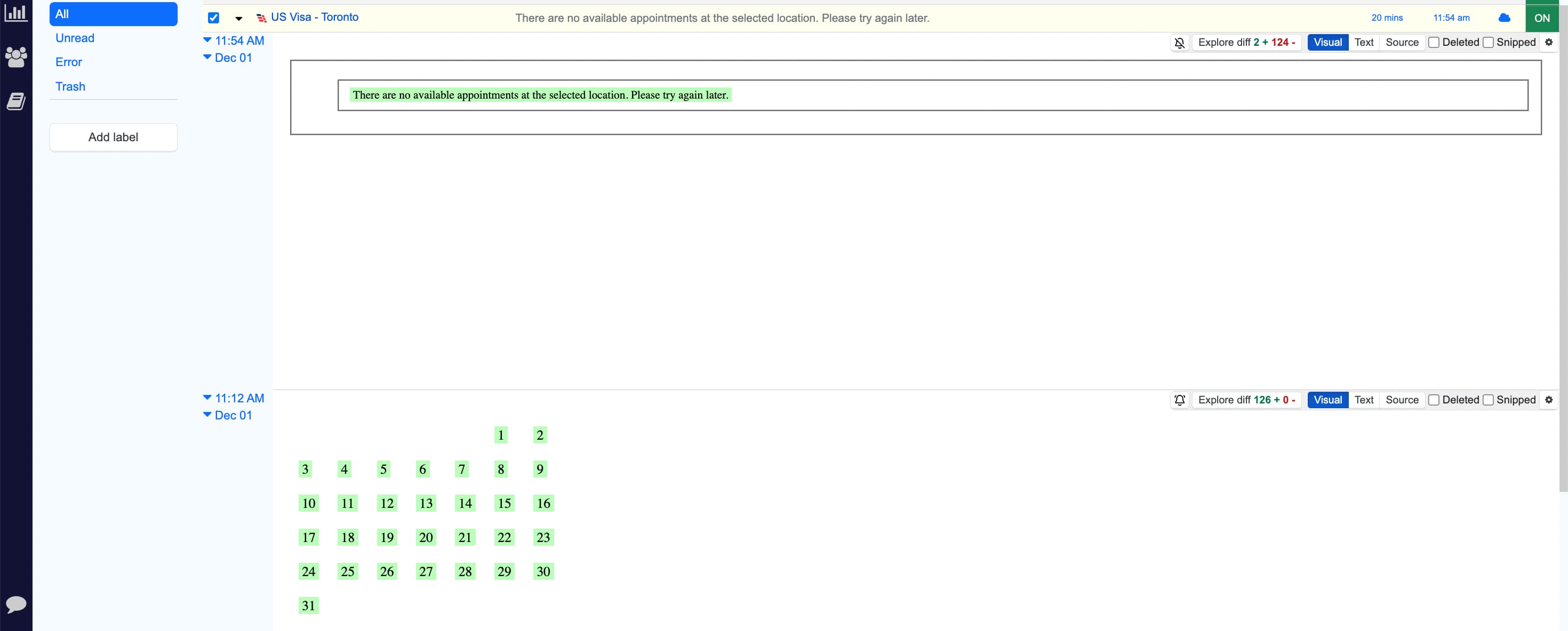 How to set up alerts for US Visa appointments