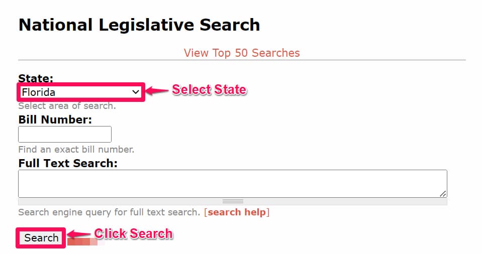 Track legislative bills using Distill