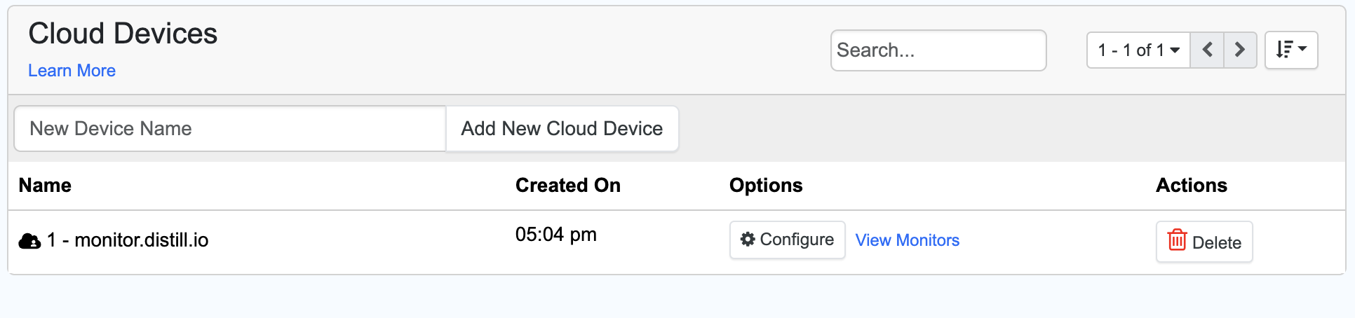 New dedicated cloud device is shown