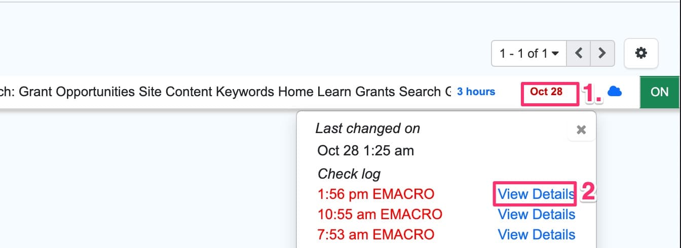 check if macro is working correctly