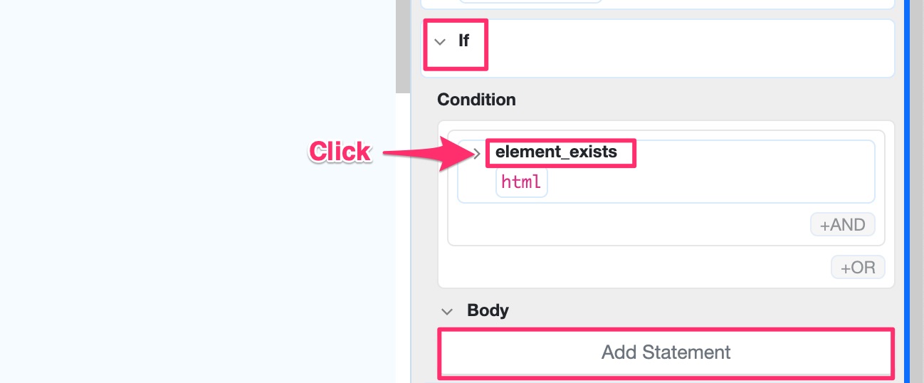 if else block in macro conditions