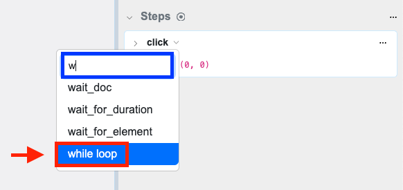 add while loop in macro recorder