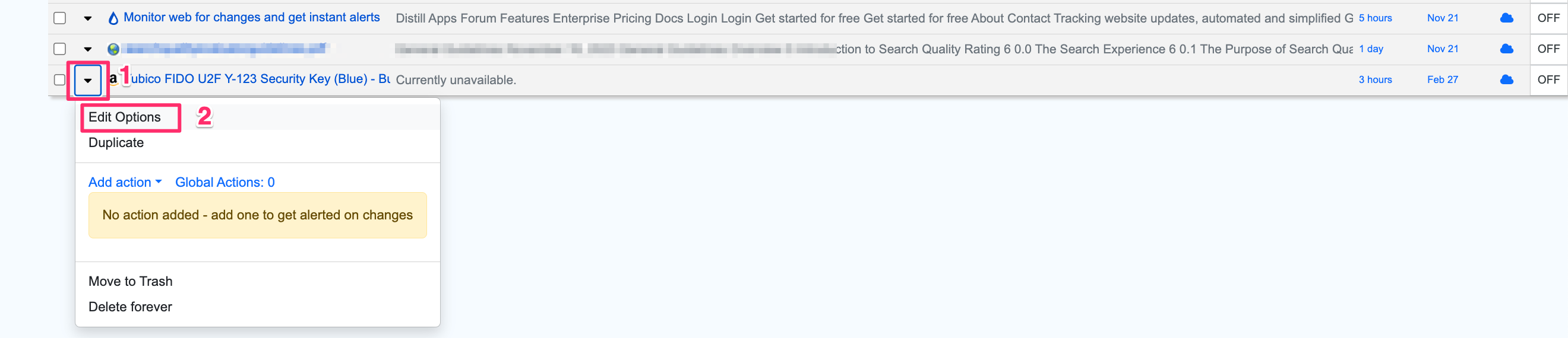 Conditions - Distill Web Monitor