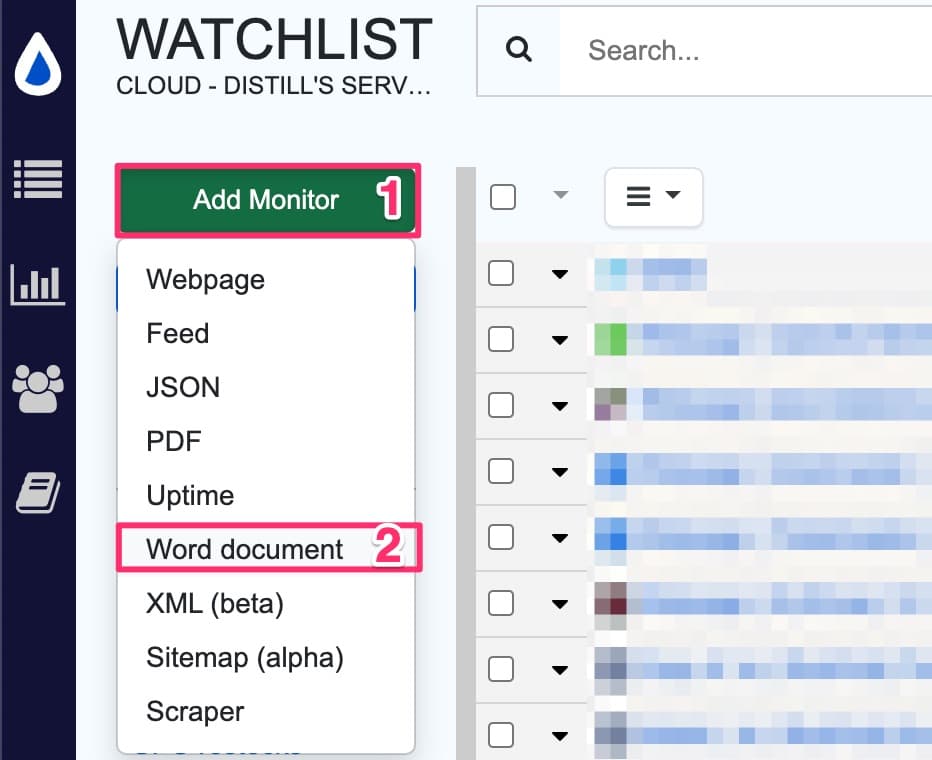 adding a word document monitor